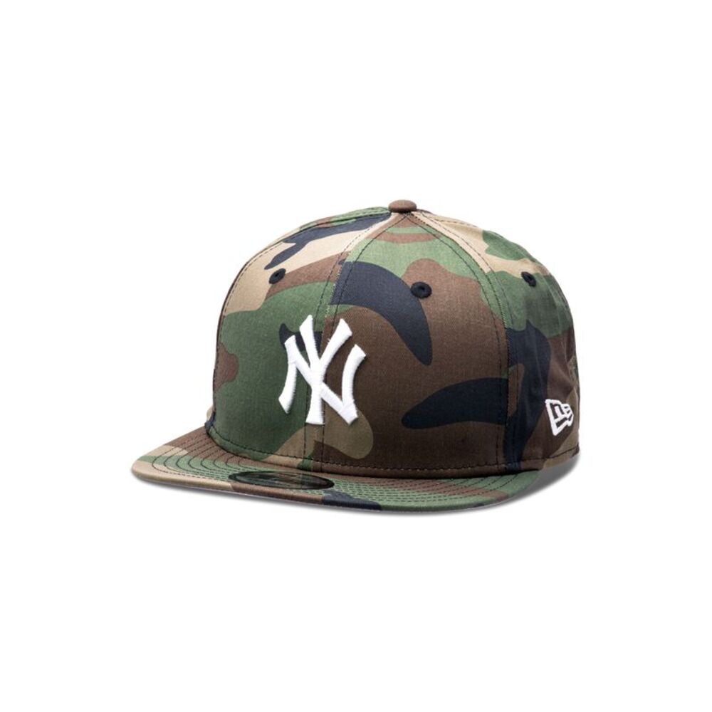 New Era 9Fifty MLB NY Yankees Basic Snapback Cap  - Adjustable - Green Camo